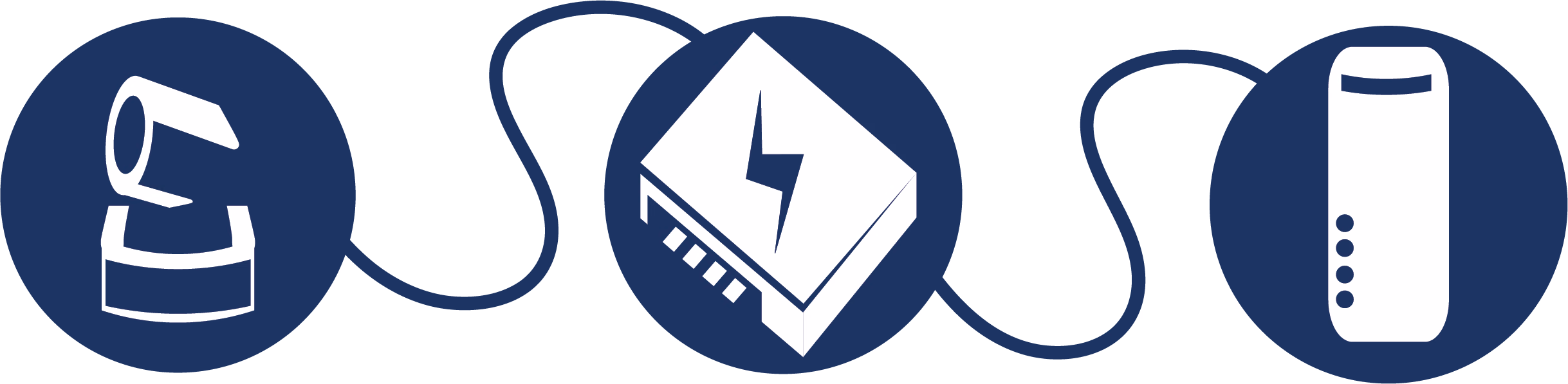 diagram of a power over Ethernet connection