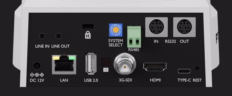 image of the rear board connections