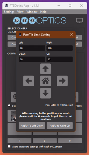 PT Limit Settings